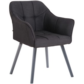 Chaise de salle à manger Falun tissu gris