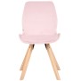 Chaise Luna en velours