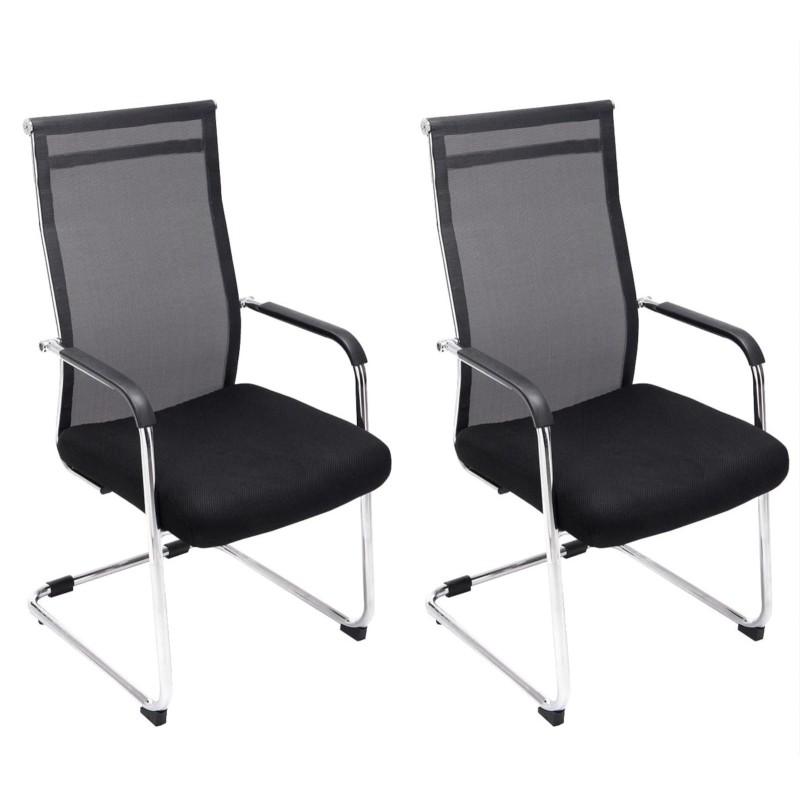 Lot de 2 chaises visiteurs Brenda