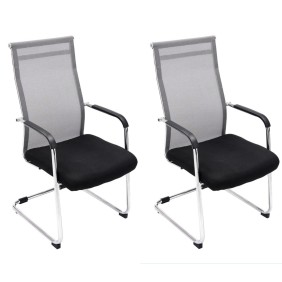 Lot de 2 chaises visiteurs Brenda