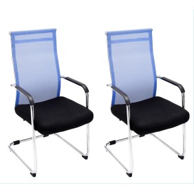 Lot de 2 chaises visiteurs Brenda