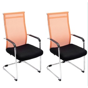 Lot de 2 chaises visiteurs Brenda