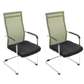 Lot de 2 chaises visiteurs Brenda