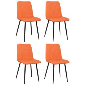 Lot de 4 chaises Dijon tissu