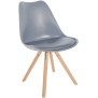 Chaise Sofia ronde en plastique