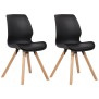 Lot de 2 chaises Luna en plastique