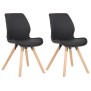 Lot de 2 chaises Luna simili cuir