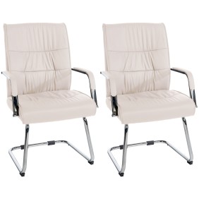 Lot de 2 chaises visiteurs Sievert