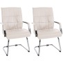 Lot de 2 chaises visiteurs Sievert