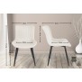 Lot de 2 chaises Brady en velours