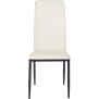 Lot de 4 chaises de salle à manger Savino simili cuir