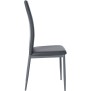 Lot de 4 chaises de salle à manger Savino simili cuir