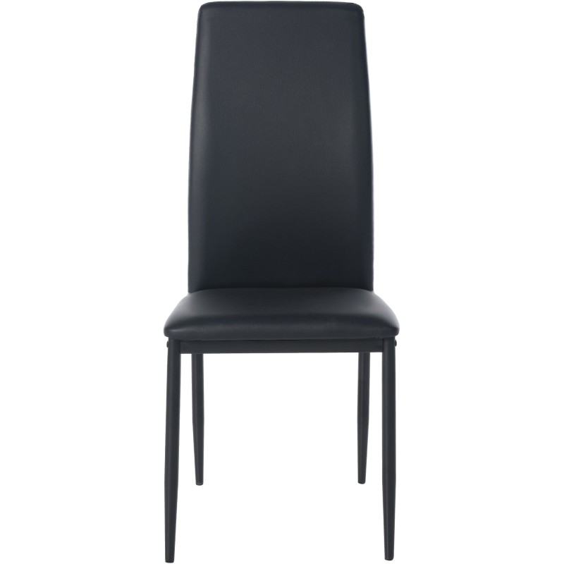 Lot de 6 chaises de salle à manger Savino simili cuir