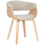 Lot de 2 chaises Bruce en tissu