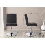 Lot de 2 chaises de salle à manger tissu Elvas