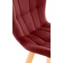 Lot de 2 chaises Elda velours