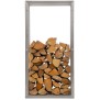 Porte-bûches de chauffage Irving 40x50x100