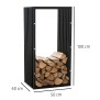 Porte-bûches de chauffage Irving V2 40x50x100