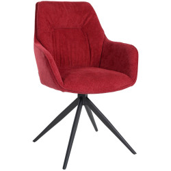 Silla de comedor Jules Rojo