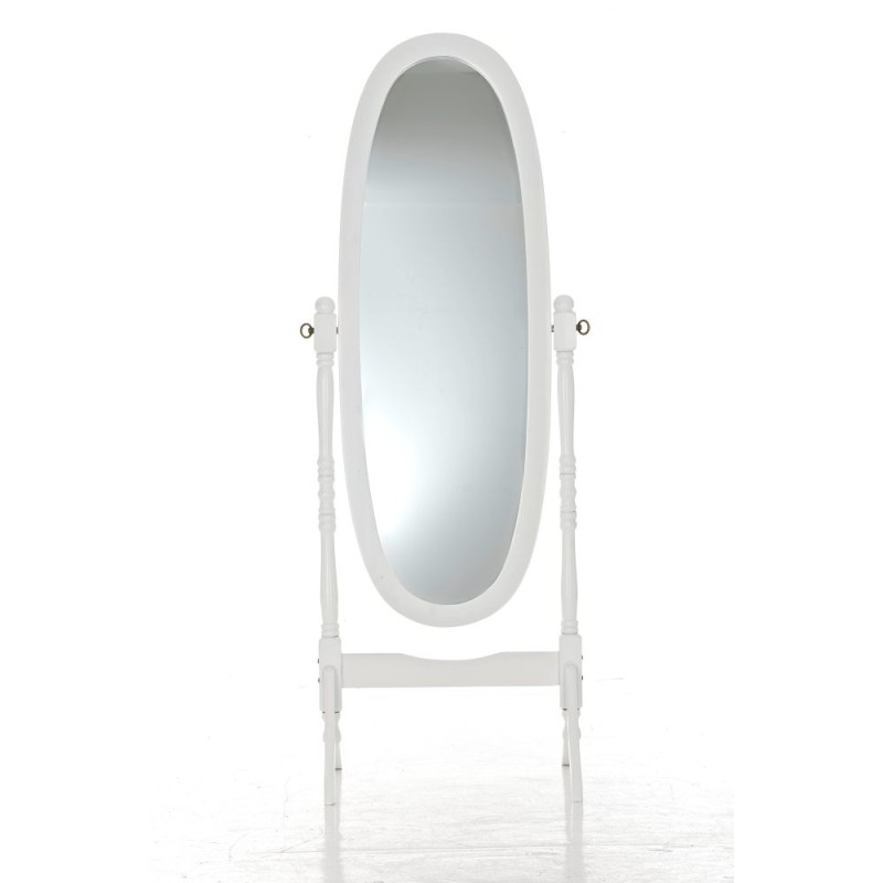 Miroir sur pied ovale Cora