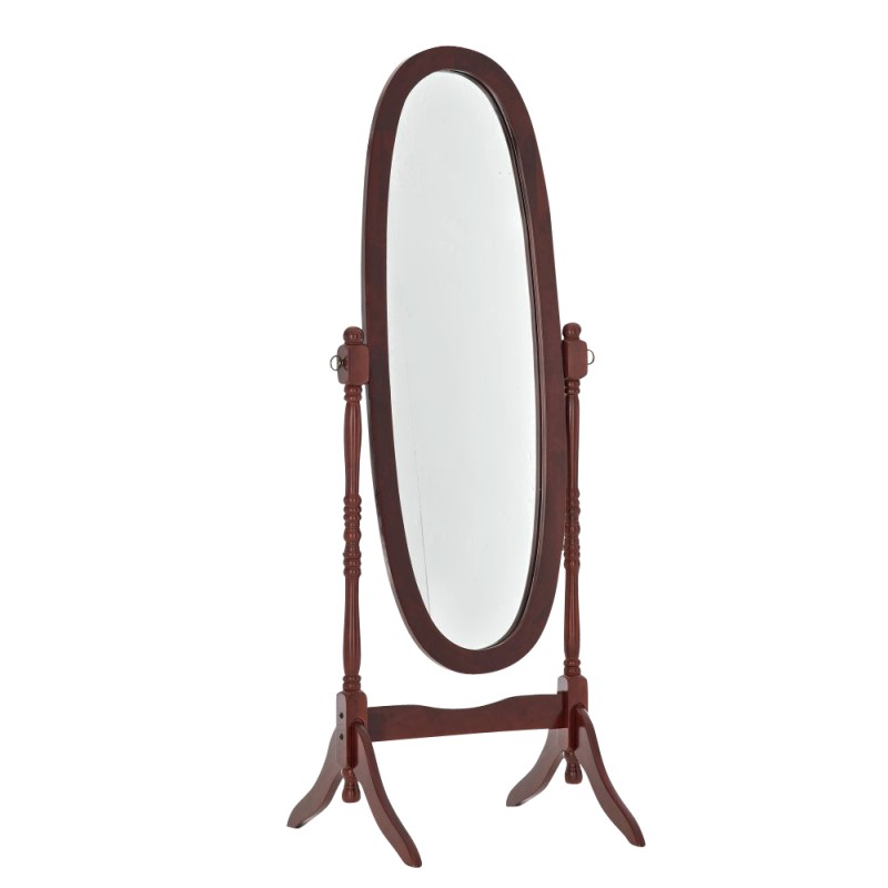 Miroir sur pied ovale Cora