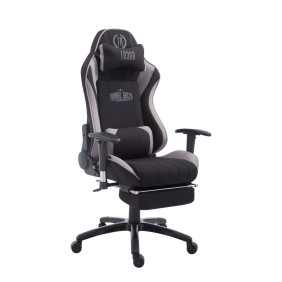 Fauteuil gamer Racing Shift en tissu avec repose-pieds