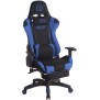 Fauteuil gamer Racing tissu Turbo avec repose-pieds