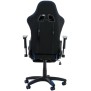 Fauteuil gamer Racing tissu Turbo avec repose-pieds