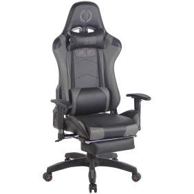 Fauteuil gamer Racing Turbo avec repose-pieds