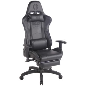 Fauteuil gamer Racing Turbo avec repose-pieds