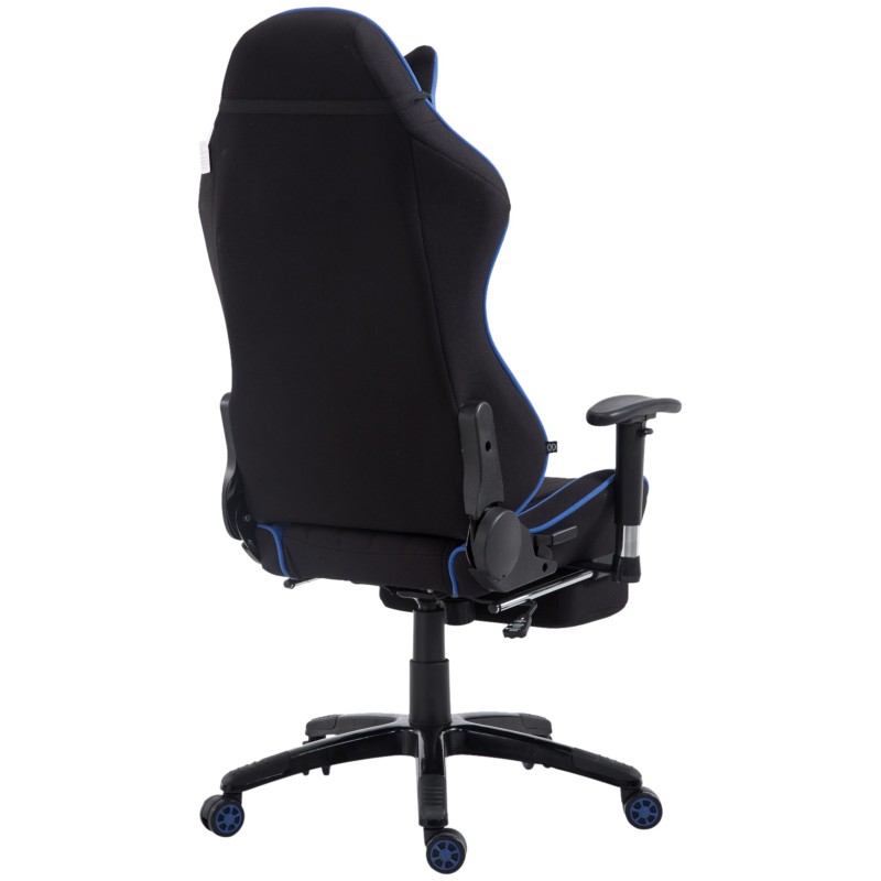 Fauteuil gamer Racing Shift V2 en tissu avec repose-pieds