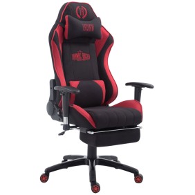 Fauteuil gamer Racing Shift V2 en tissu avec repose-pieds