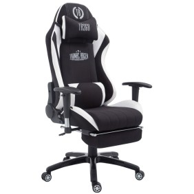 Fauteuil gamer Racing Shift V2 en tissu avec repose-pieds