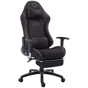 Fauteuil gamer Racing Shift V2 en tissu avec repose-pieds