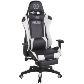 Fauteuil gamer Racing Turbo avec repose-pieds