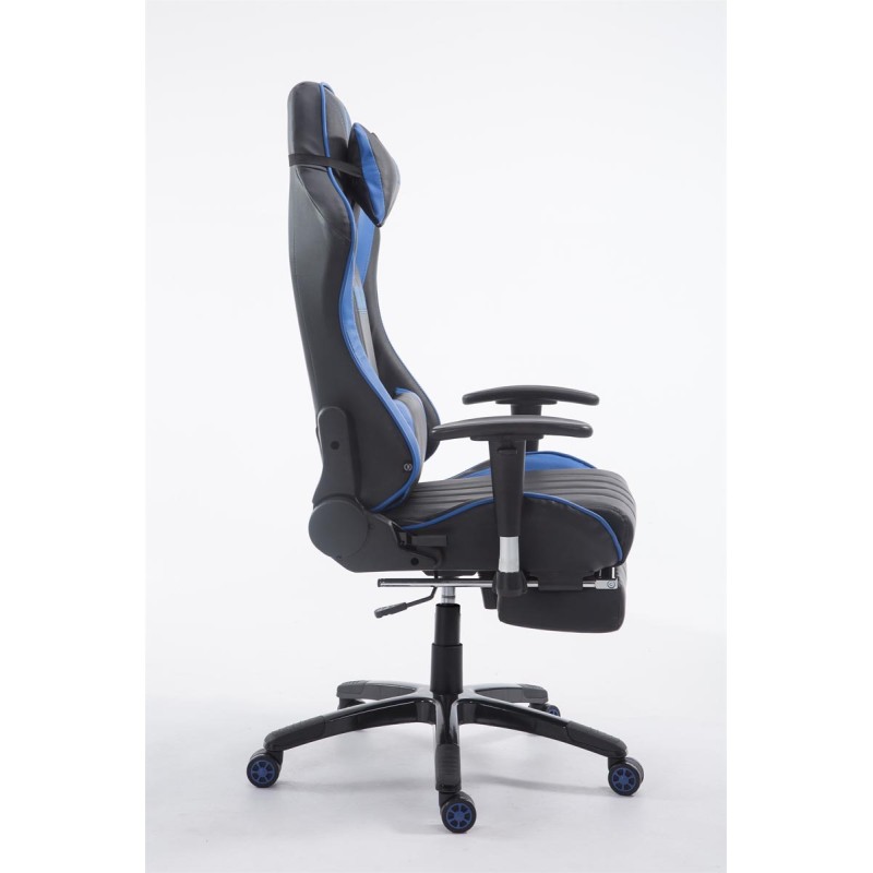 Fauteuil gamer Racing Shift X2 en cuir artificiel avec repose-pieds