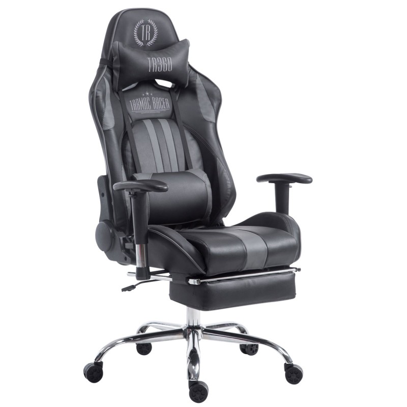 Fauteuil gamer Racing Limit V2 en cuir artificiel avec repose-pieds