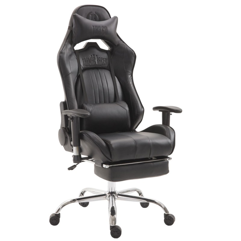 Fauteuil gamer Racing Limit V2 en cuir artificiel avec repose-pieds