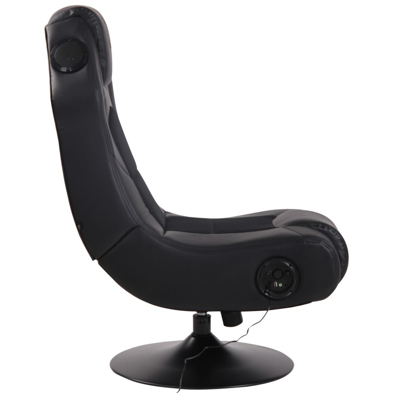 Chaise Gaming sonore Taupo simili cuir