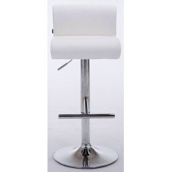 Ensemble de 2 tabourets de bar California blanc