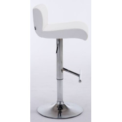 Ensemble de 2 tabourets de bar California blanc
