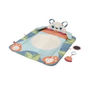 Fisher-Price - Panda a Rouler - Tapis d'éveil avec 2 jouets