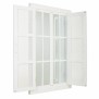 Miroir mural Alexandra House Living Argenté Bambou Bois MDF 5 x 118 x 73 cm