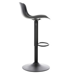 Lot de 2 tabourets de bar Almada noir