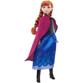 Poupée mannequin Disney - Mattel - Poupee Anna 1 - Tenue de voyage bleue et violette