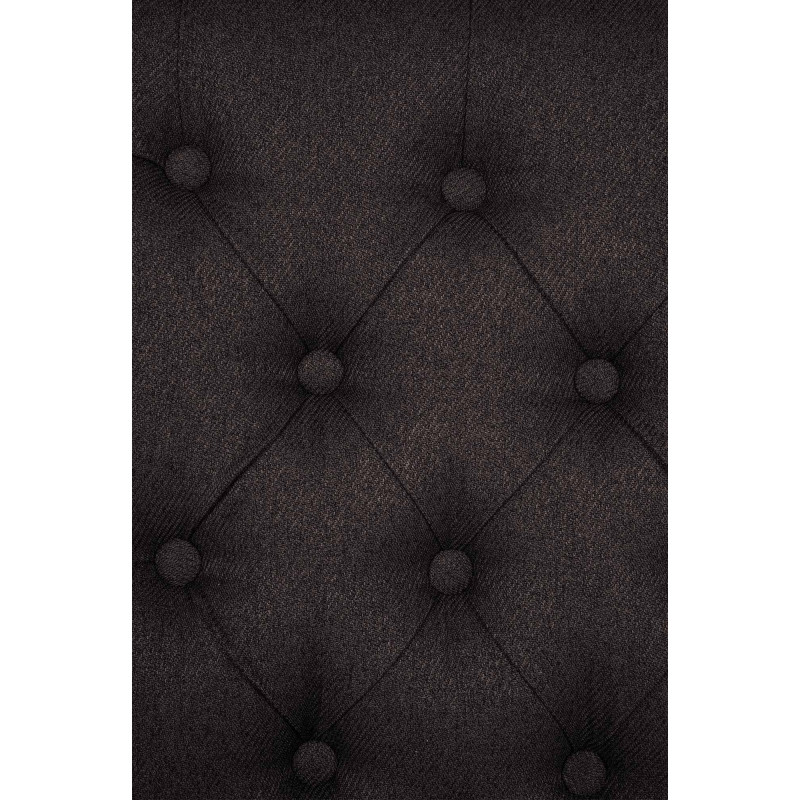 Lot de 2 chaises de salle à manger en tissu Lisburn noir