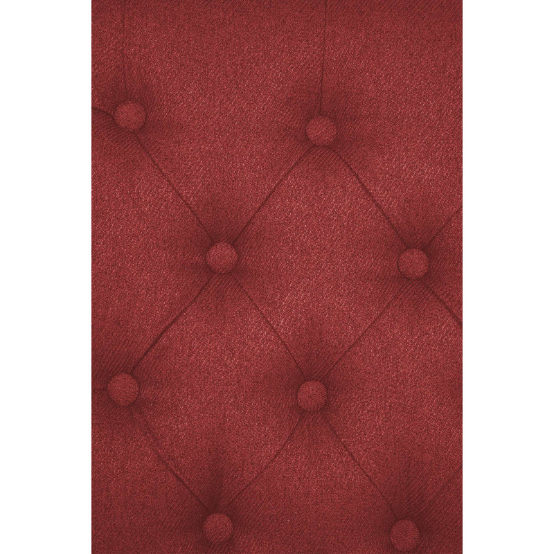 Ensemble de 2 chaises de salle à manger Lisburn, tissu rouge