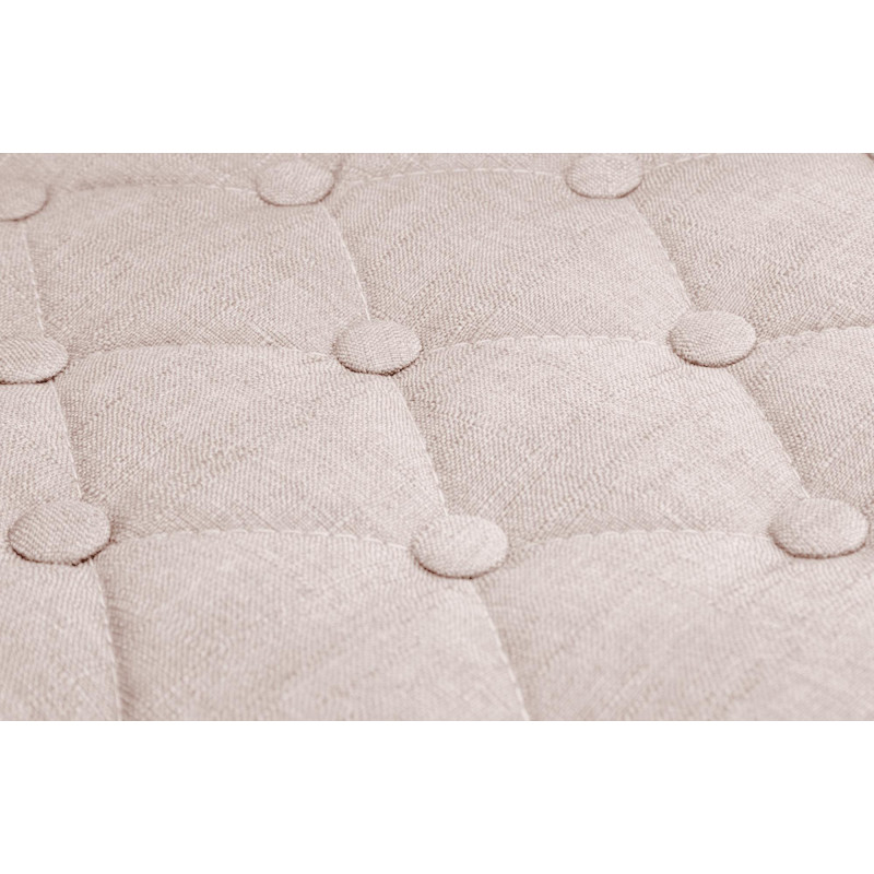 Lot de 2 tabourets de bar en tissu Dublin C beige