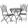 Ensemble Table + 2 Chaises Alexandra House Living Noir 60 x 75 x 60 cm