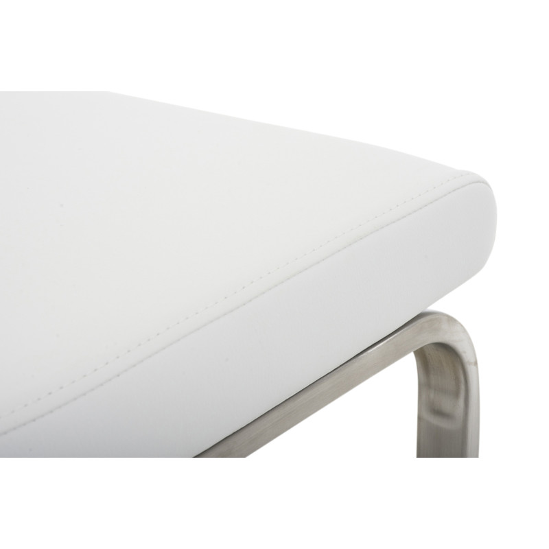 Lot de 2 chaises de salle à manger Belfort blanches